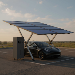 CARPORT - Araç Aksesuarları Serisi - Solar Carport - Moduler Yapıda Araç Üstü Güneş Enerjili Sundurma Sistemi - 1 Araç