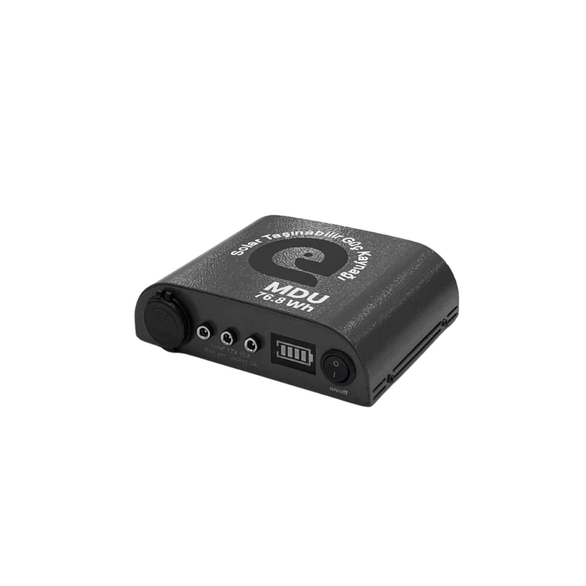 MDU6 - Mini DC UPS Serisi - Taşınabilir 12V Güç İstasyonu - Ay Taşı