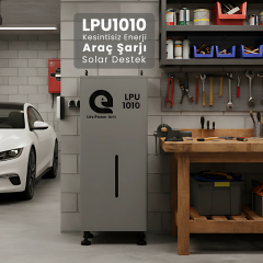 LPU 1010 - Yaşam Güç Ünitesi Solar Destekli 10kW Dahili Batarya - Dahili EVC Araç Şarj