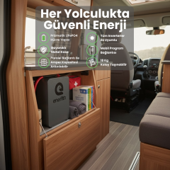 D121 - Power Wall Serisi - 12.8V 100Ah LiFePO4 Prizmatik Lityum Akü - Ay Taşı